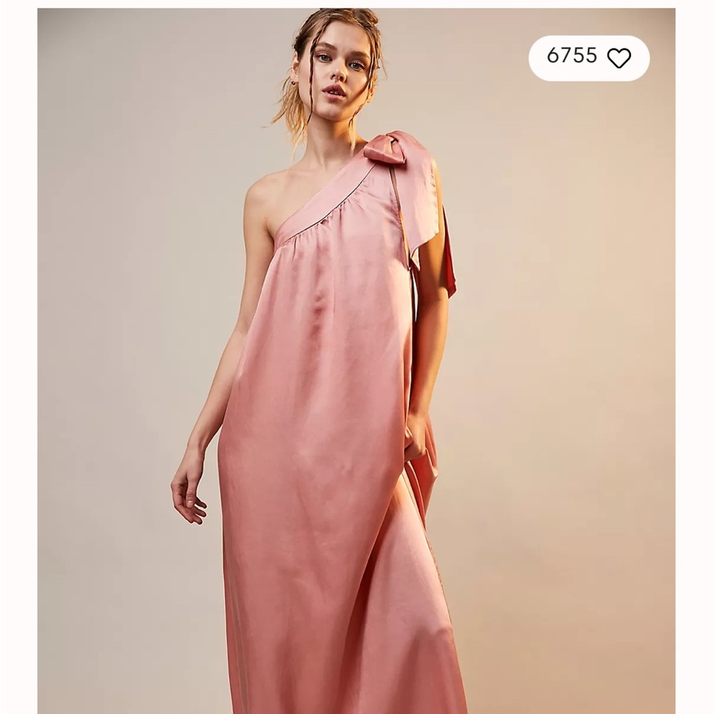 Free People Soa maxi dress with bow detail.